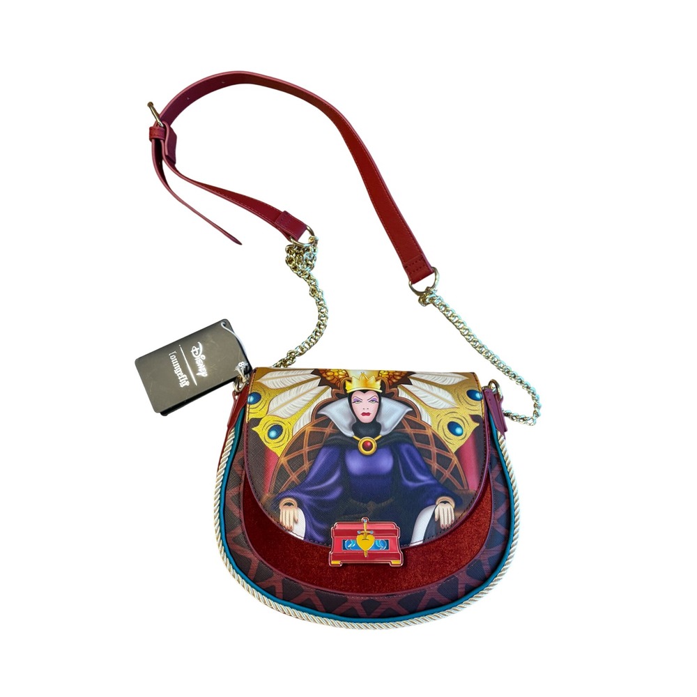 Loungefly Disney Evil Queen Mirror Magic Crossbody‎ Bag
